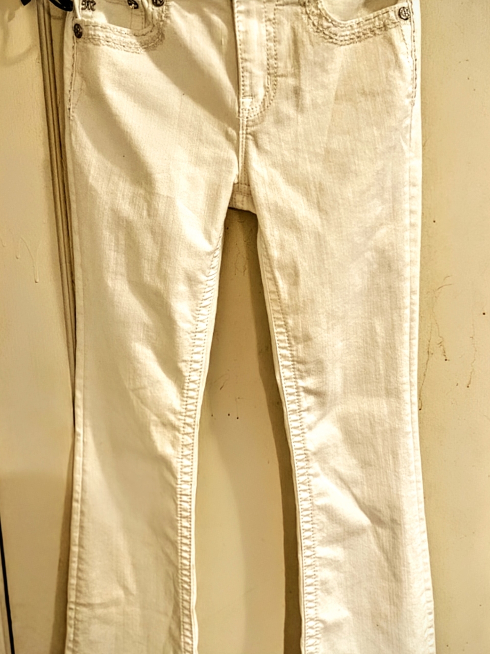 Miss Me White Flare Jeans